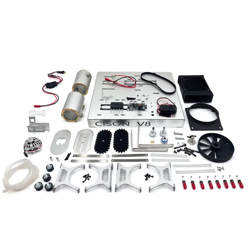 CISON Starter Kit V8 Engine Starter Kit DIY Assembly Accessories Toys