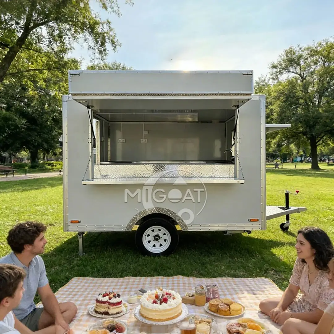 

Настраиваемый небольшой грузовик для еды, прицеп, раковина, верстак, уличный кейтеринг, бизнес-мобильный кухонный прицеп