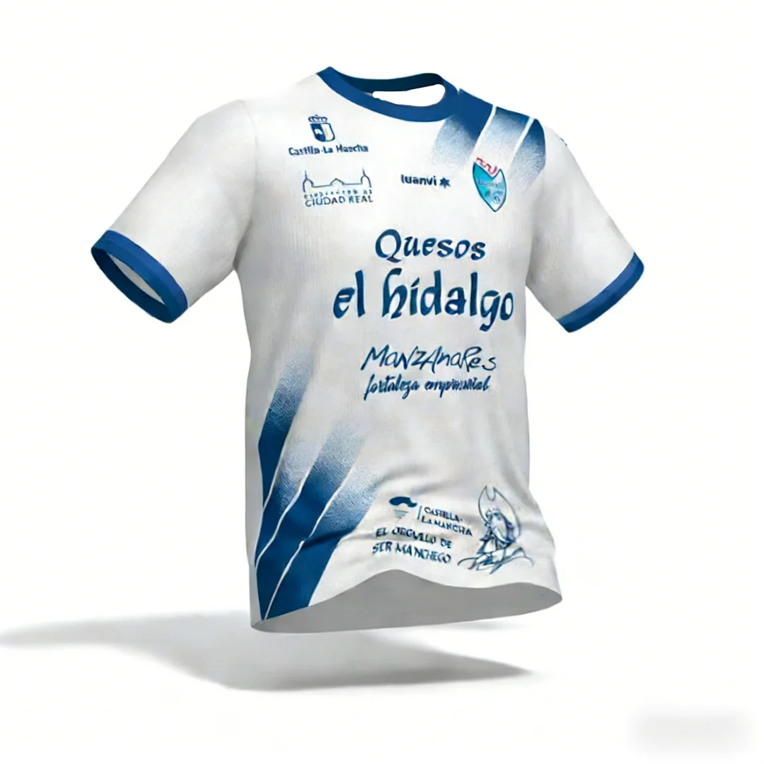 Camisa de Futsal Manzanares 2026, Jersey de Futebol Indoor para Família e Crianças, Camiseta de Treino LNFS Sportswear
