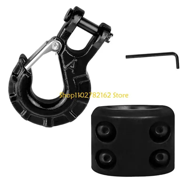 547B Improved Winch Gear For Outdoor Activities Contains Security Clip And Rubber Cover Reduces Cord Damage
