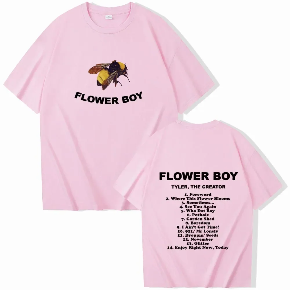 تايلر الخالق كروماكوبيا جولة حول العالم تي شيرت المشجعين هدية موضة الهيب هوب تي شيرت الرجال النساء قصيرة الأكمام تي شيرت