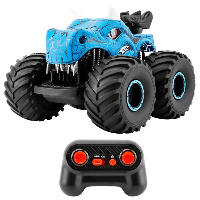 Dinosaur Spray Remote Control Car Model Decorated Light Music Stunt Off-road Vehicle Children's Gift Toy Car