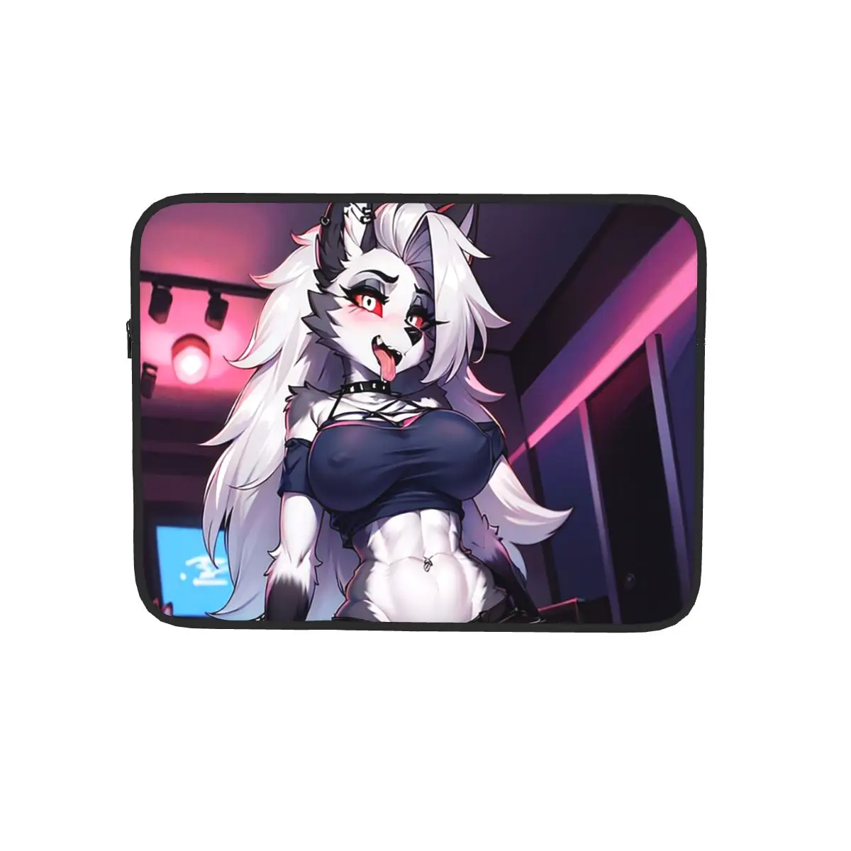 حقيبة كمبيوتر محمول للكمبيوتر المحمول من Helluva Boss Loona، حقيبة غطاء للكمبيوتر المحمول، حقيبة مضادة للصدمات #4