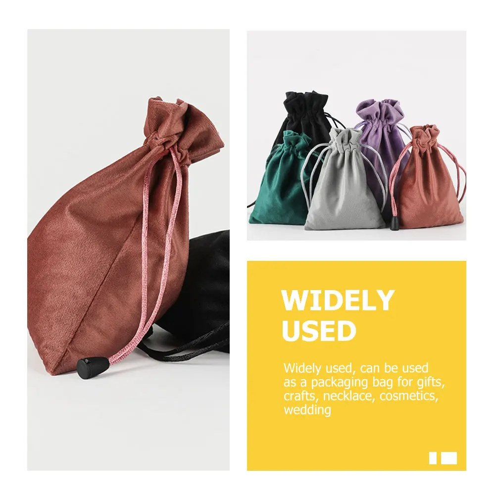 5 قطعة حقيبة برباط مجوهرات منظم حقيبة السفر أدوات الزينة تخزين متعددة الوظائف المحمولة هدية التفاف ماكياج الحقيبة