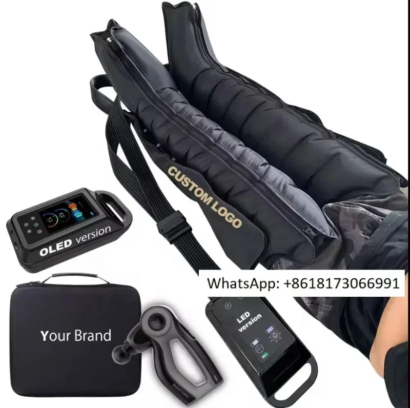 Leg and Foot Massager Boots Air Compression Pressure Recovery System Treatment Recovery Boots