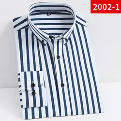 Men's shirt spring and summer thin long sleeve without ironing stripe high quality business casual slim-fit new model