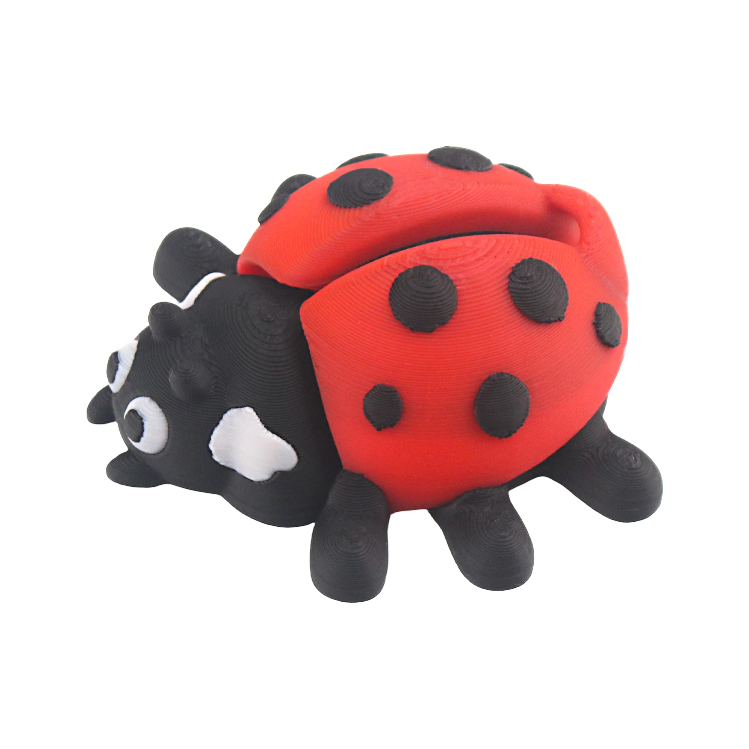 

Exquisite 3D printed ladybug model, perfect mobile desktop decoration for home and office decor