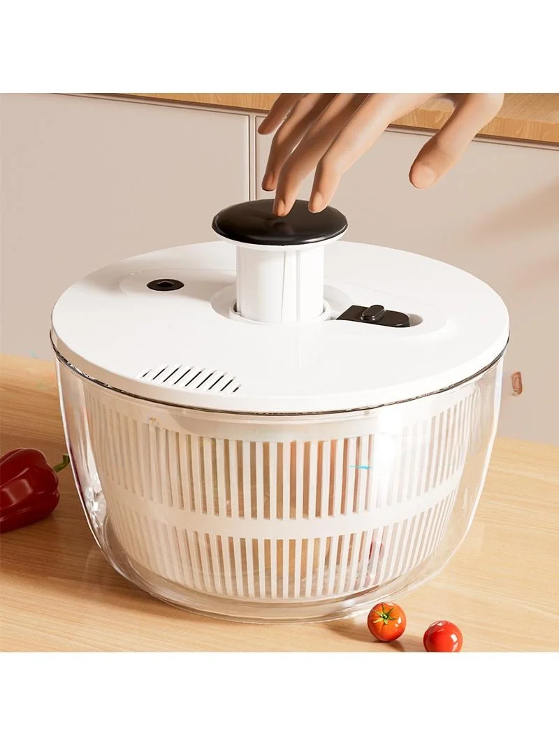 

Многофункциональный вращающийся дренажный контейнер для овощей и салатов большой емкости для домашнего использования