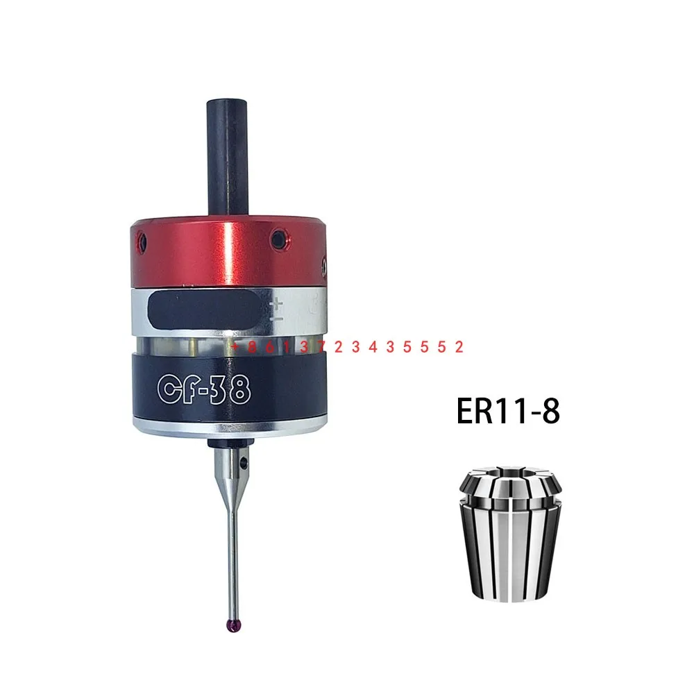 Centro de mecanizado buscador de bordes 3D, fresadora Cnc, sonda de precisión de tres coordenadas, varilla de centrado, ajuste de herramientas CF-38