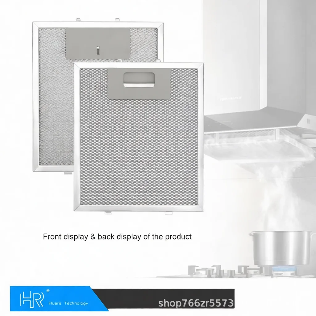 Picture 6: Efficient Range Hood Oil Filter Aluminum Mesh Screen Replacement Kitchen Exhaust Ventilation Part Heat Resistant Panel