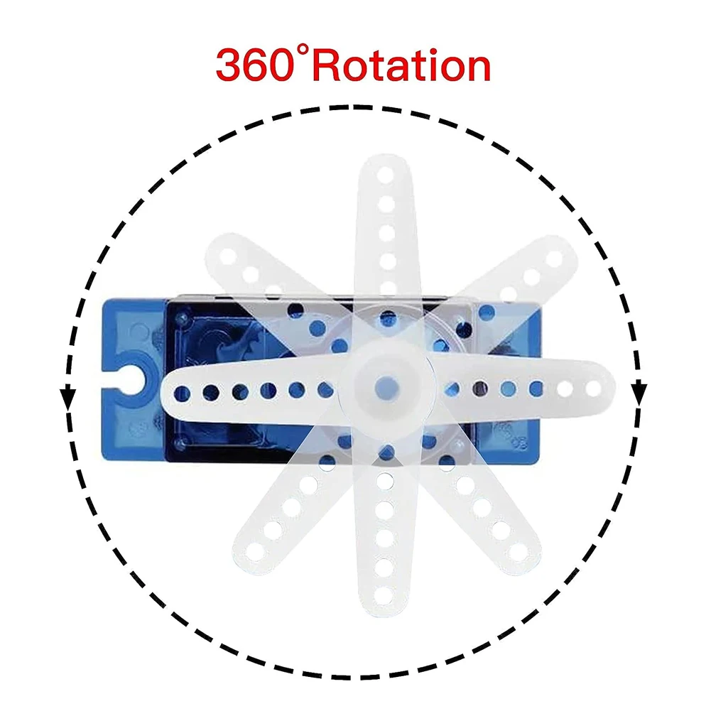4 قطعة Feetech FS90R 9 جرام مايكرو سيرفو خفيفة الوزن RC محرك معزز لاردوينو ميكروبيت لتقوم بها بنفسك الروبوتية هليكوبتر طائرة قارب