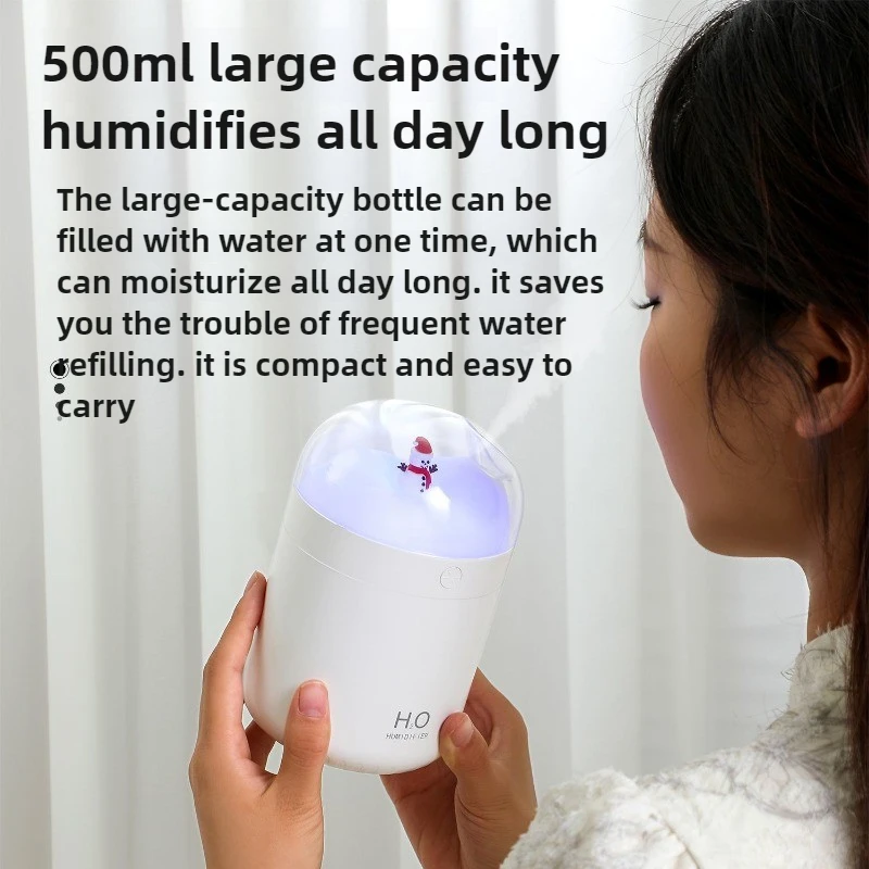 Высококачественный увлажнитель воздуха большой емкости, бесшумный аппарат для ароматерапии, бытовой настольный небольшой увлажнитель с автоматической сбой питания