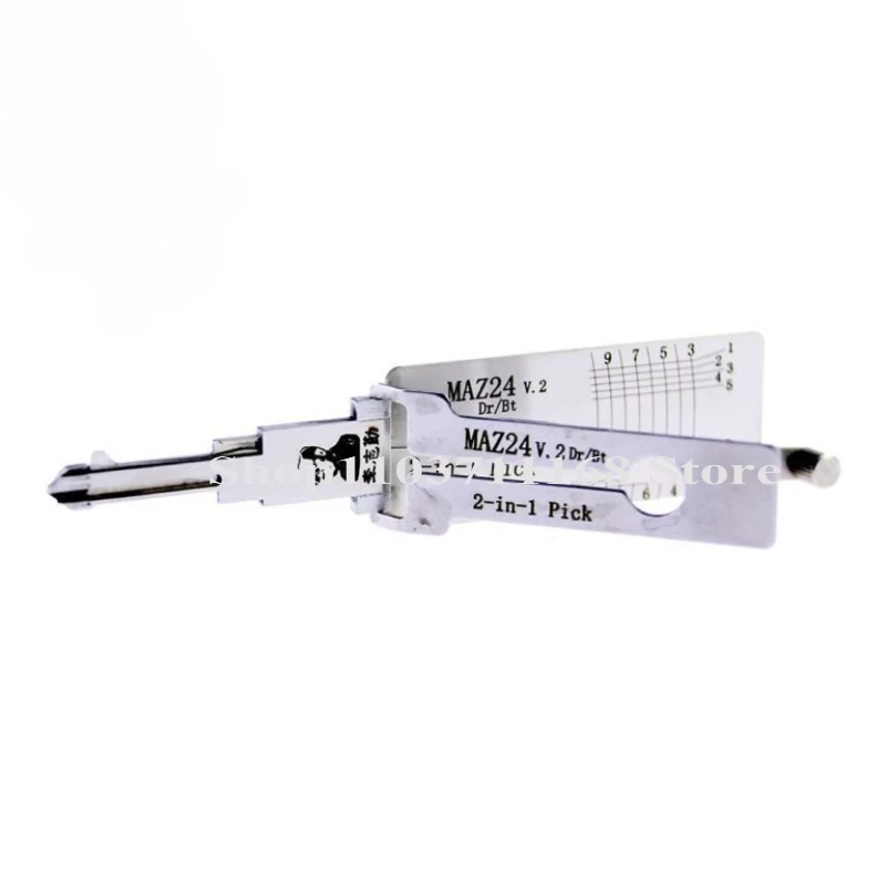 Lishi 2-in-1 MAZ24 V.3 MAZ24ig V.2 لـ Mazd/a لـ Souest لـ Haima لمسبار FOR/D 1996-1999 & Ranger 2002-2012 أدوات الأقفال