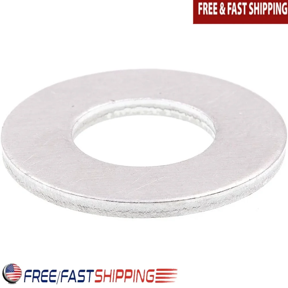 

Flat Washers 3/8 Inch X 1 Inch OD Aluminum 10 Pack Versatile Load Distribution Prevents Over-insertion Spacers ASME B18.22.1