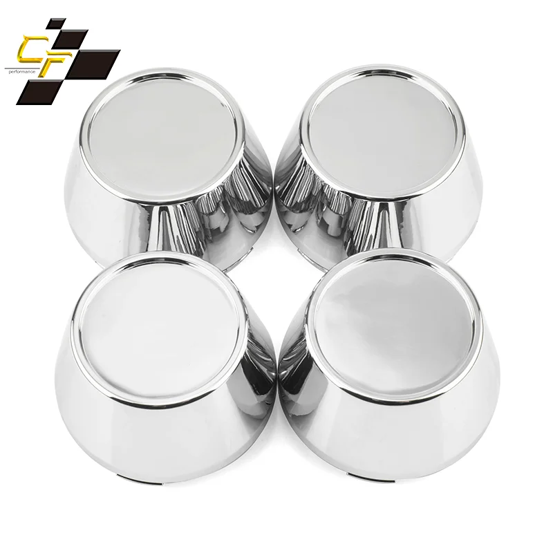 

4pcs 64mm/ 2.52in 43mm/ 1.69in Car Wheel Tire Rims Center Hub Caps for Car Accessories ABS Plastic Chrome