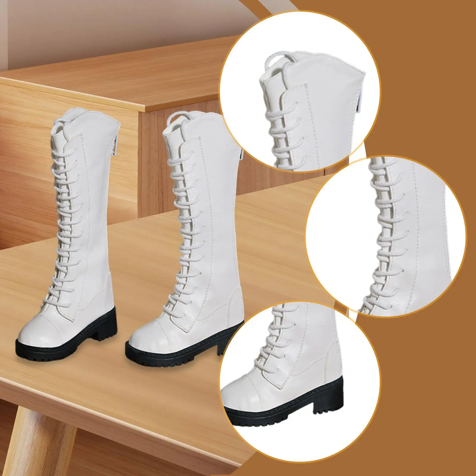 1/3 Scale Action Figure Shoes Stylish,Casual Dress up,Miniature Model,Accessories Women Doll Boots for 24inch Doll Body Figures