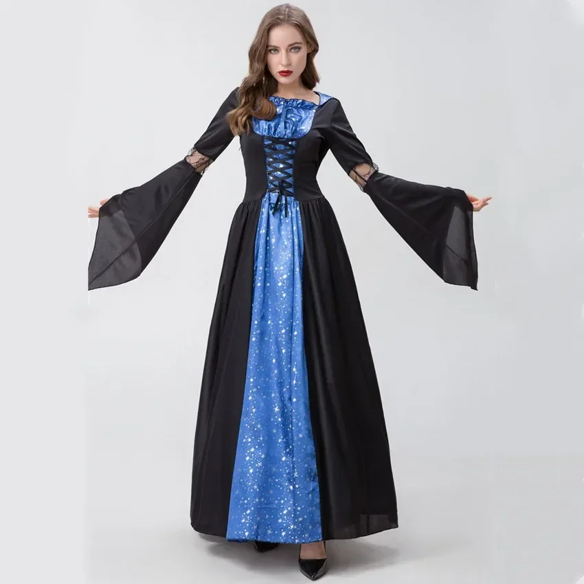 

Halloween Cosplay Women Medieval Vampire Carnival Party Performance Masquerade Clothing