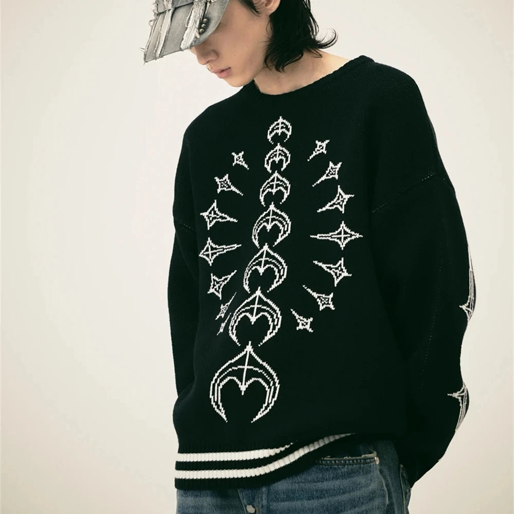 

Клубный свитер с круглым вырезом для мужчин и женщин, вязаные толстовки с круглым вырезом лучшего качества