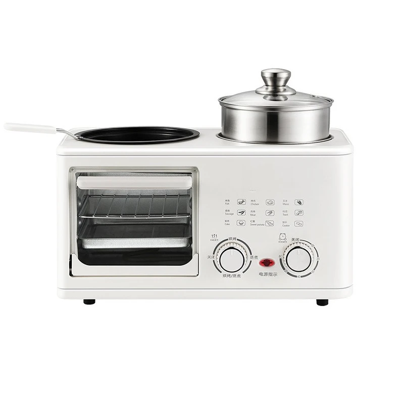 

Oven household four in one multifunctional steaming, boiling, frying and baking integrated pot, fully automatic