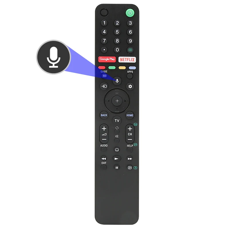 

RMF-TX500P Replacement Remote Control for Sony TV XBR-55X950G KD-65X750H XBR-49X950H XBR-75X900H XBR-75X850G -55A8H KD-75X75CH