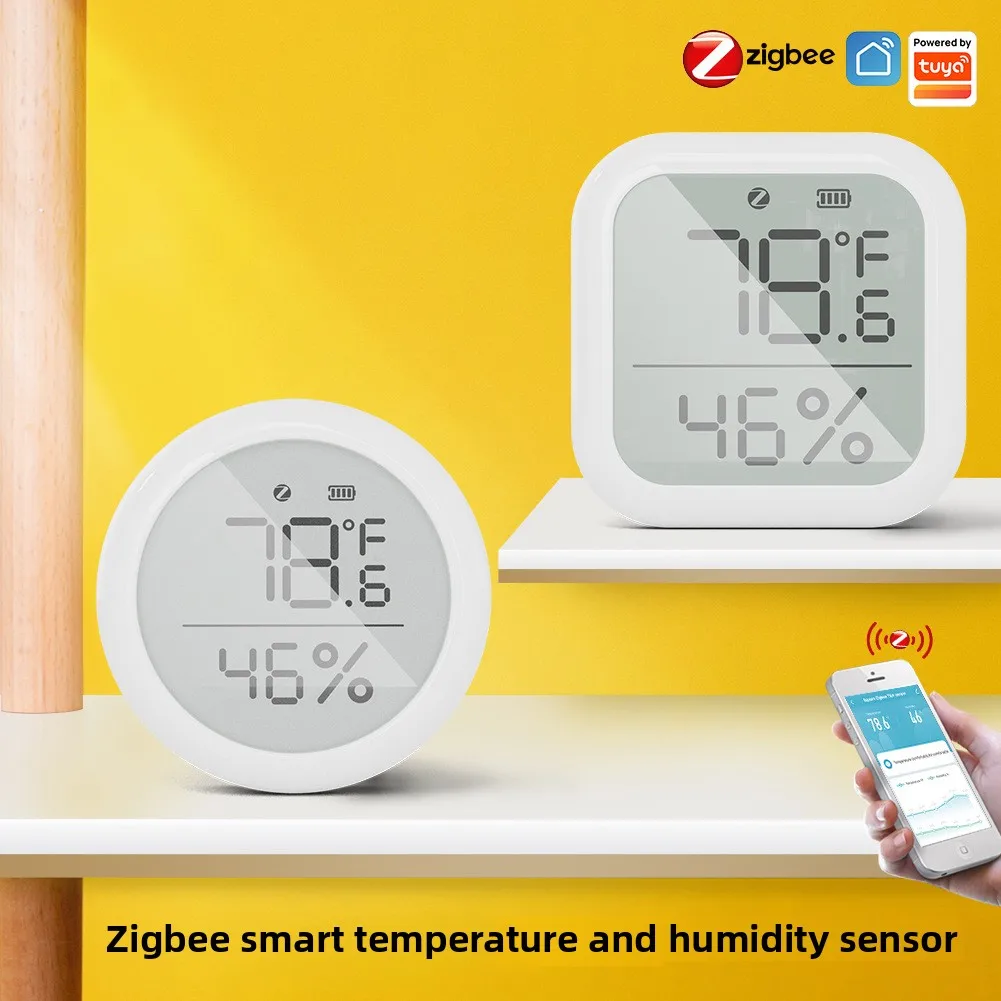 

Приложение Graffiti ZigBee для умного дома, дистанционное управление, датчик температуры и влажности, цифровой дисплей, умный датчик