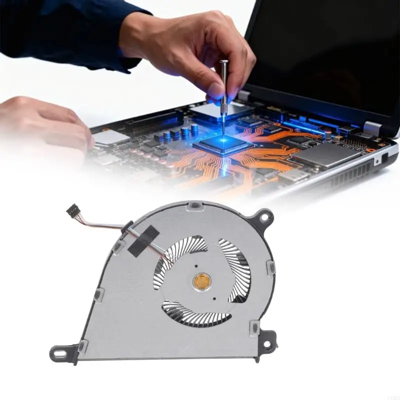 مروحة تبريد معدنية من CORA لأجهزة الكمبيوتر المحمولة 15-DY 15S-EQ 15S-FQ 15T-DY