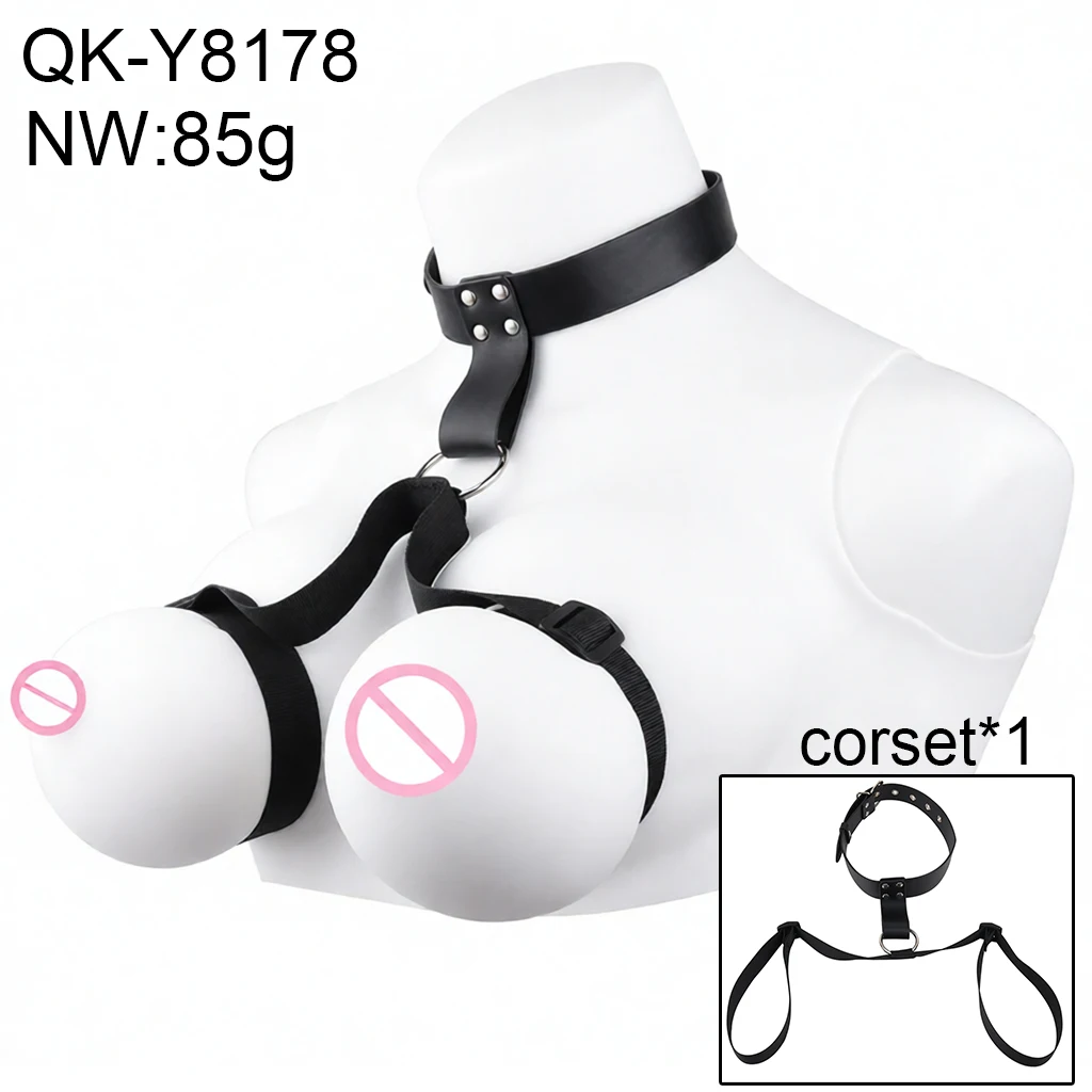 LICKER Chest Harness Belt, PU Leather