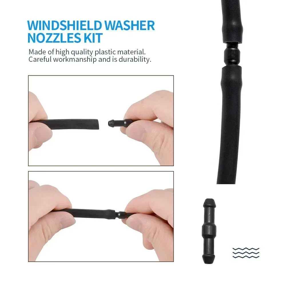 

Findme2m auto Windshield Washer Hose Automotive Car Wiper Blade Pipe Windshield Jet Spray Wiper Nozzle Water Hose Fluid Tube NEW