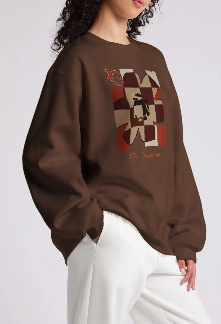 PG 2025 سترة نسائية غير رسمية على الموضة جديدة للخريف والشتاء بلوفر نسائي كلاسيكي دافئ سترة تريكو