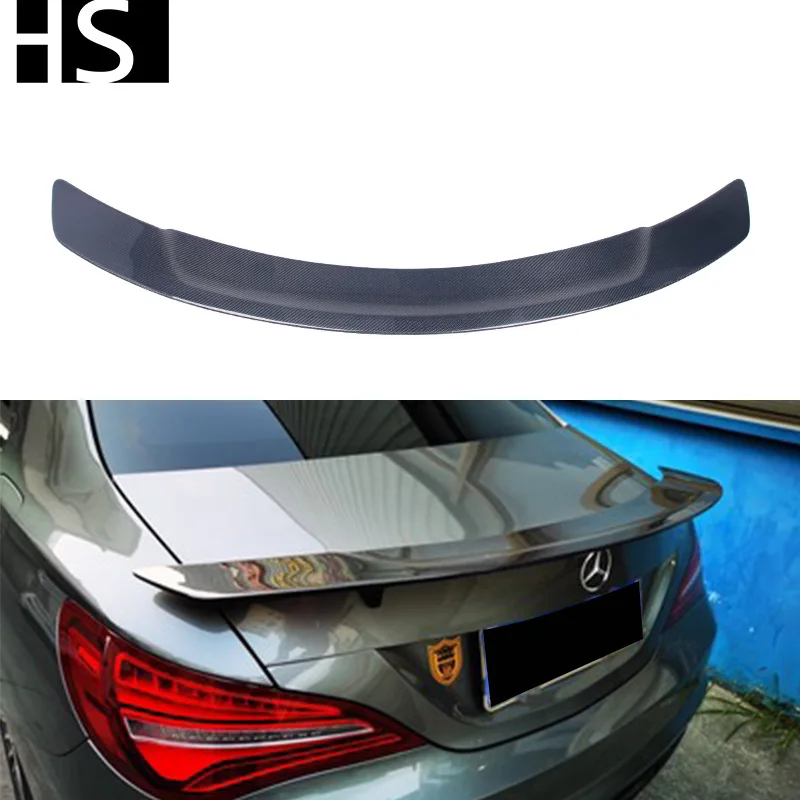 

Suitable for 14-20 Mercedes-Benz CLA W117 modified RT carbon fiber rear spoiler