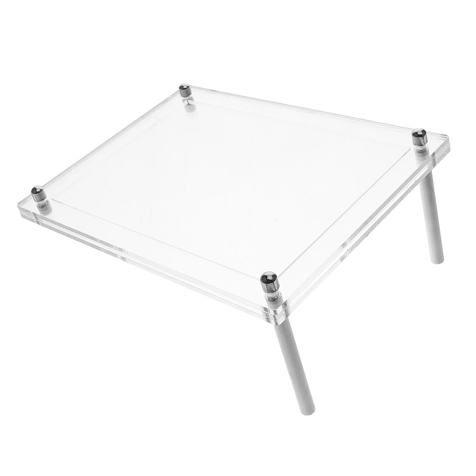 

Clear Frameless Acrylic Puzzle Frame Portable Finished Puzzle Holder Award Display Stand Desktop Picture Holder