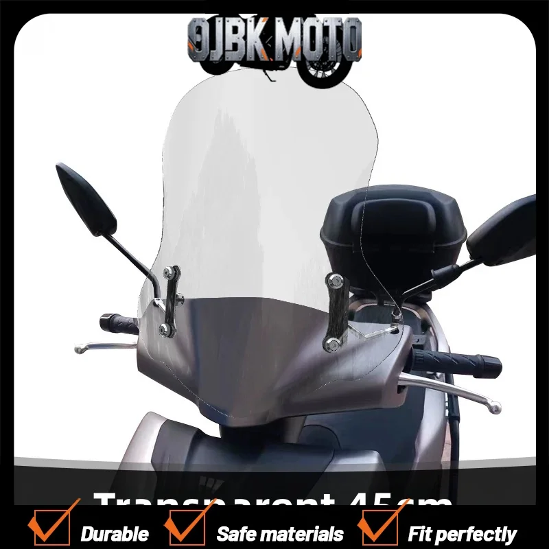 【Perfect fit】For Haojue UFD125 front windshield, transparent windshield/rain shield accessories.