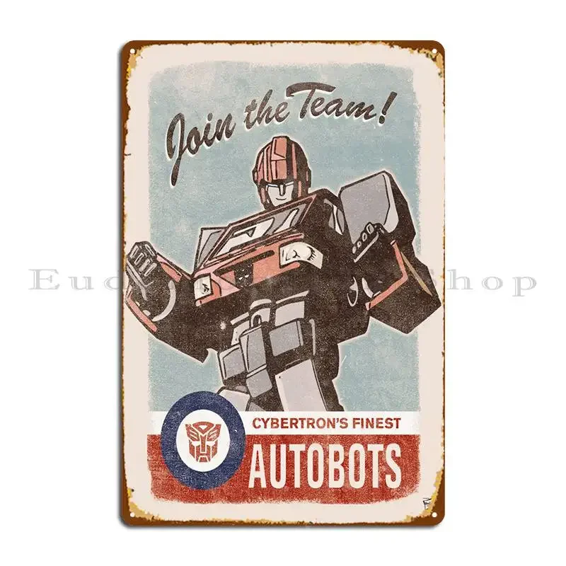 Join The Team! Metal Plaque Poster Printed Wall Pub Wall Create Custom Tin Sign Poster