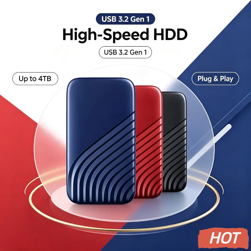 Portable SSD 2TB 4TB Original External Solid State Disk USB 3.1 High Speed Hard Drive For Mac Laptop PC Data Plus Max