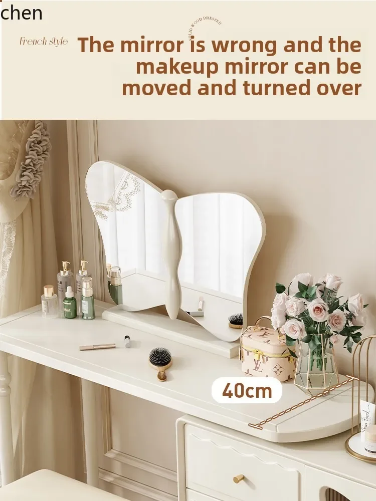H5.26 dresser chest integrated solid wood bedroom corner makeup table