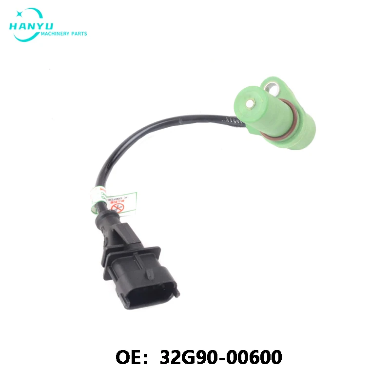 

New High-quality suitable for SK140-8 SK130-8 D04FR Crankshaft Speed Sensor Excavator Revolution Sensor 32G90-00600