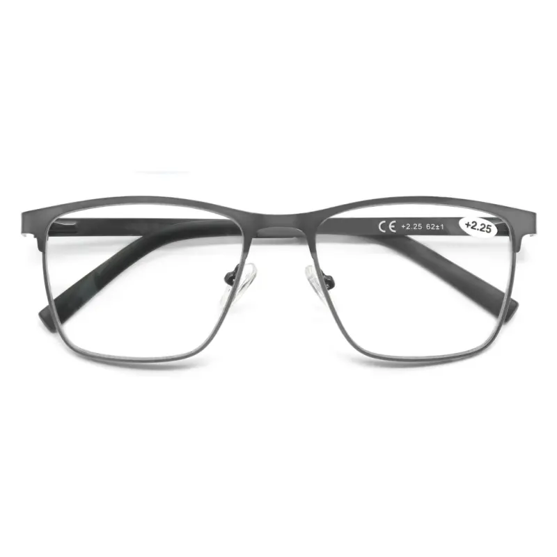 MODFANS Blue Light Reading Glasses for Men Metal Frame Computer Readers Presbyopia Magnifier Lens Eyewear Diopter +0.75 to +4.0 - Image 9