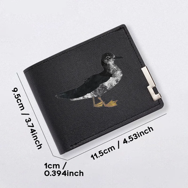 우아한 새 디자인 남성용 지갑 PU 가죽 슬림 비즈니스 스타일 가볍고 내구성 있는 일상용 패션 액세서리