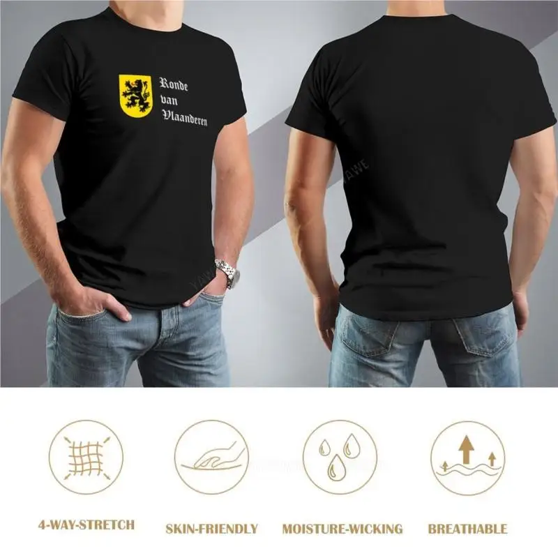 brand t-shirt man Tour of Flanders T-Shirt tees t shirt man black t shirt plus size tops black t shirts for men cotton tee-shirt