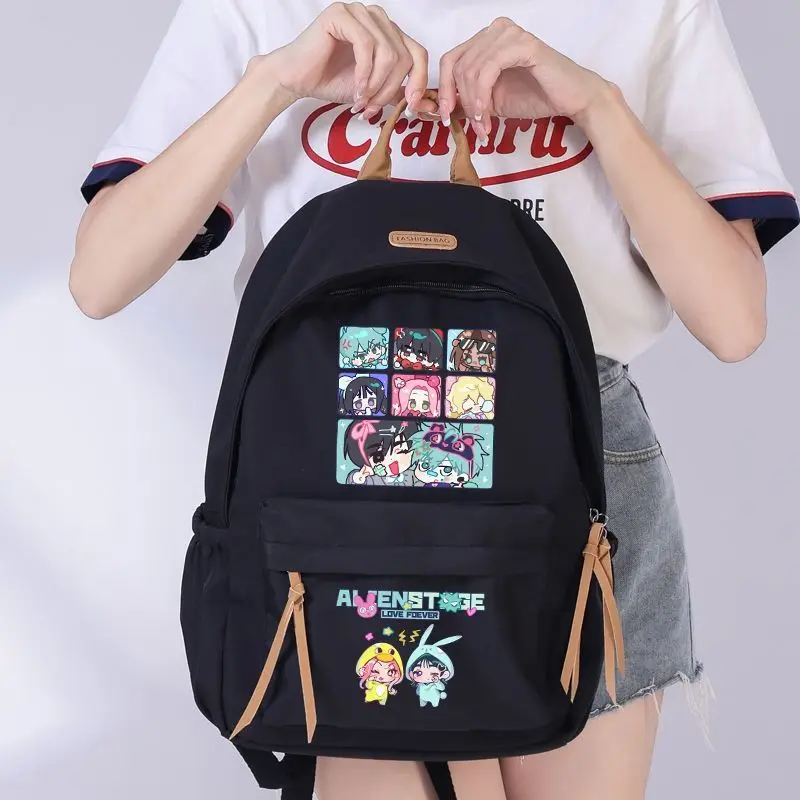 Alien Stage อะนิเมะ luka Ivti พิมพ์กระเป๋าเป้สะพายหลังหญิงนักเรียนชั้นประถมศึกษาและมัธยมต้นกระเป๋าพักผ่อน Back to School ของขวัญ