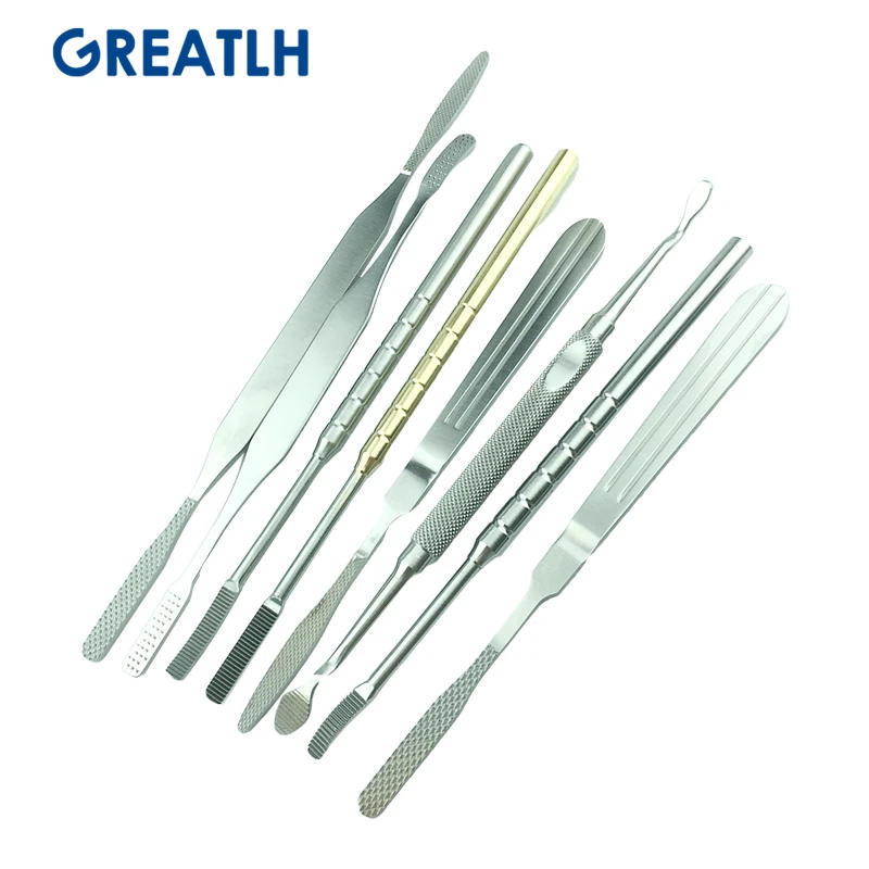 Rhinoplasty nasal bone file cosmetic surgery stainless steel bone rub nasal cavity tool mesh teeth file single head double head