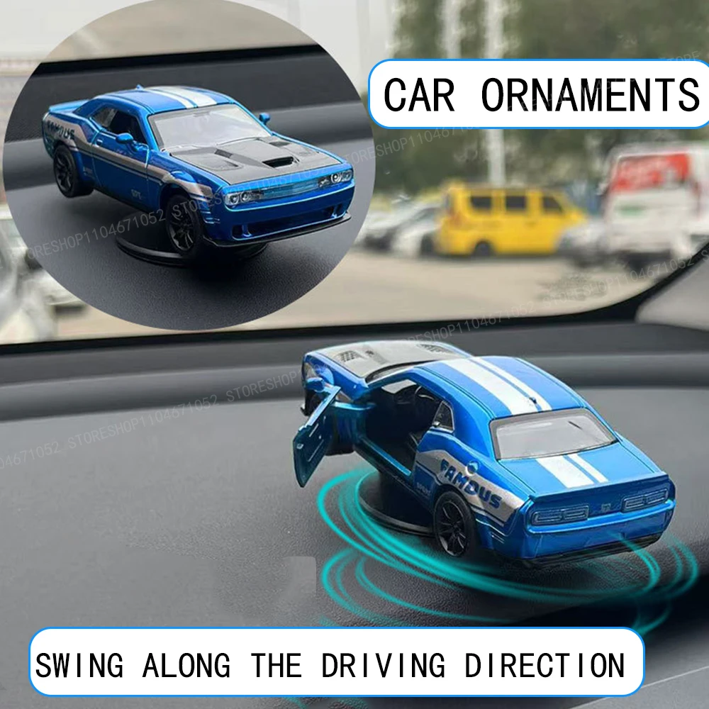 

Car For Sports Car Drift Rotating Ornaments Auto Dashboard Turning Racing Model Deco Car individuality Center Console Decoration