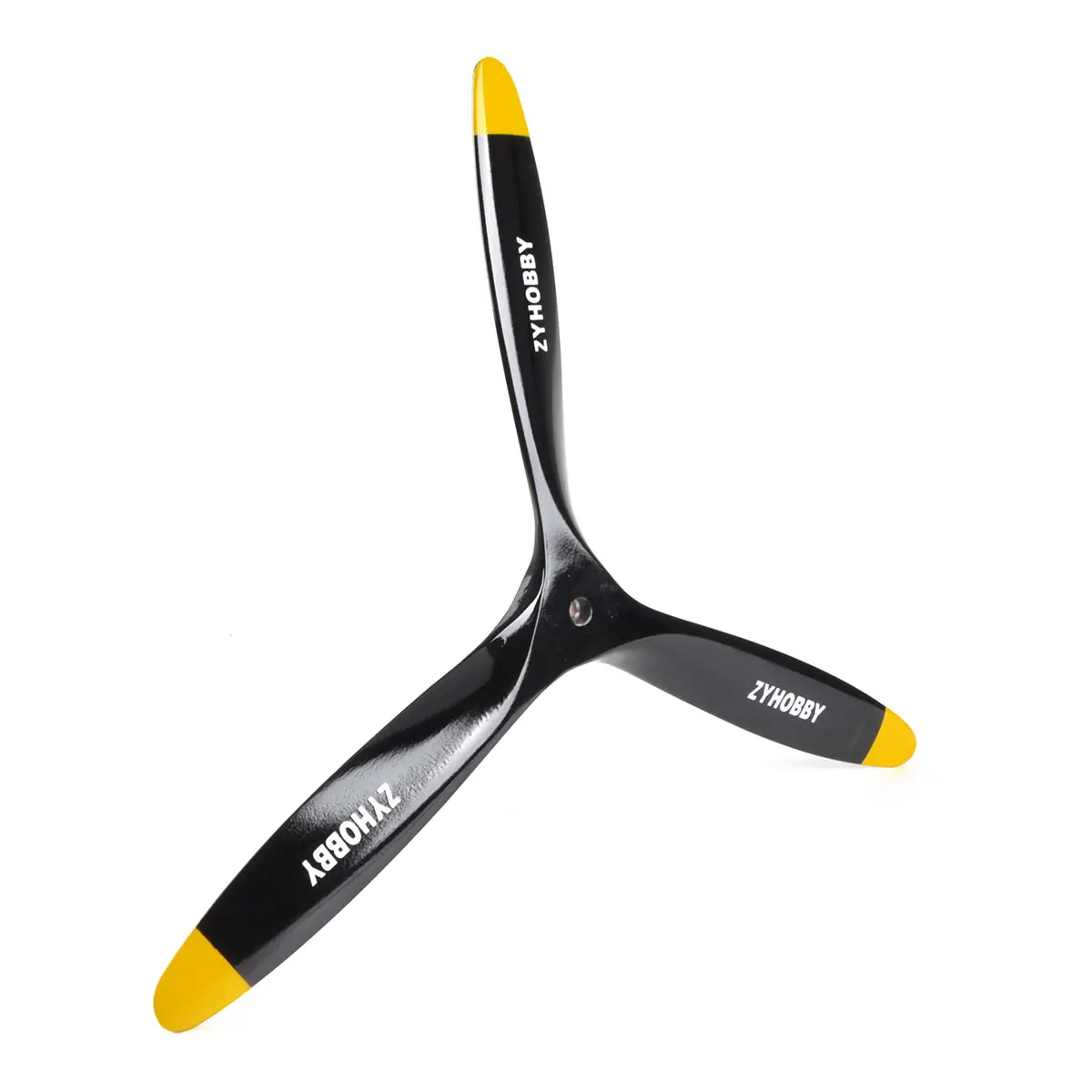 1Pc 3 Blade  Black +Yellow Beech Wooden Propellers Props CW 13X8 14X8 15X10 16X10 17X8 18X10 For RC Model