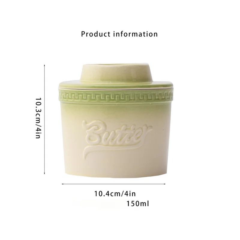 Ceramic French Butter Bell Crock 150ml 4