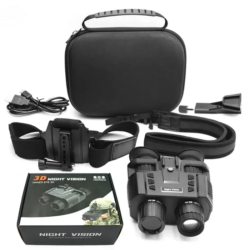 NEW NV8000 Night Vision Binoculars Goggles Device1080P HD Outdoor Hunting Camping Telescope Head Mount Infrared Night Vision