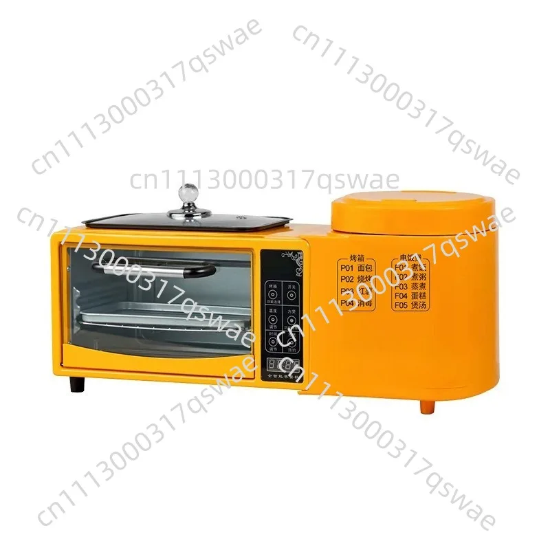 Multifunctional Breakfast Machine 4-in-1  Oven Household Rice Cooker Toaster Sandwich  Machine