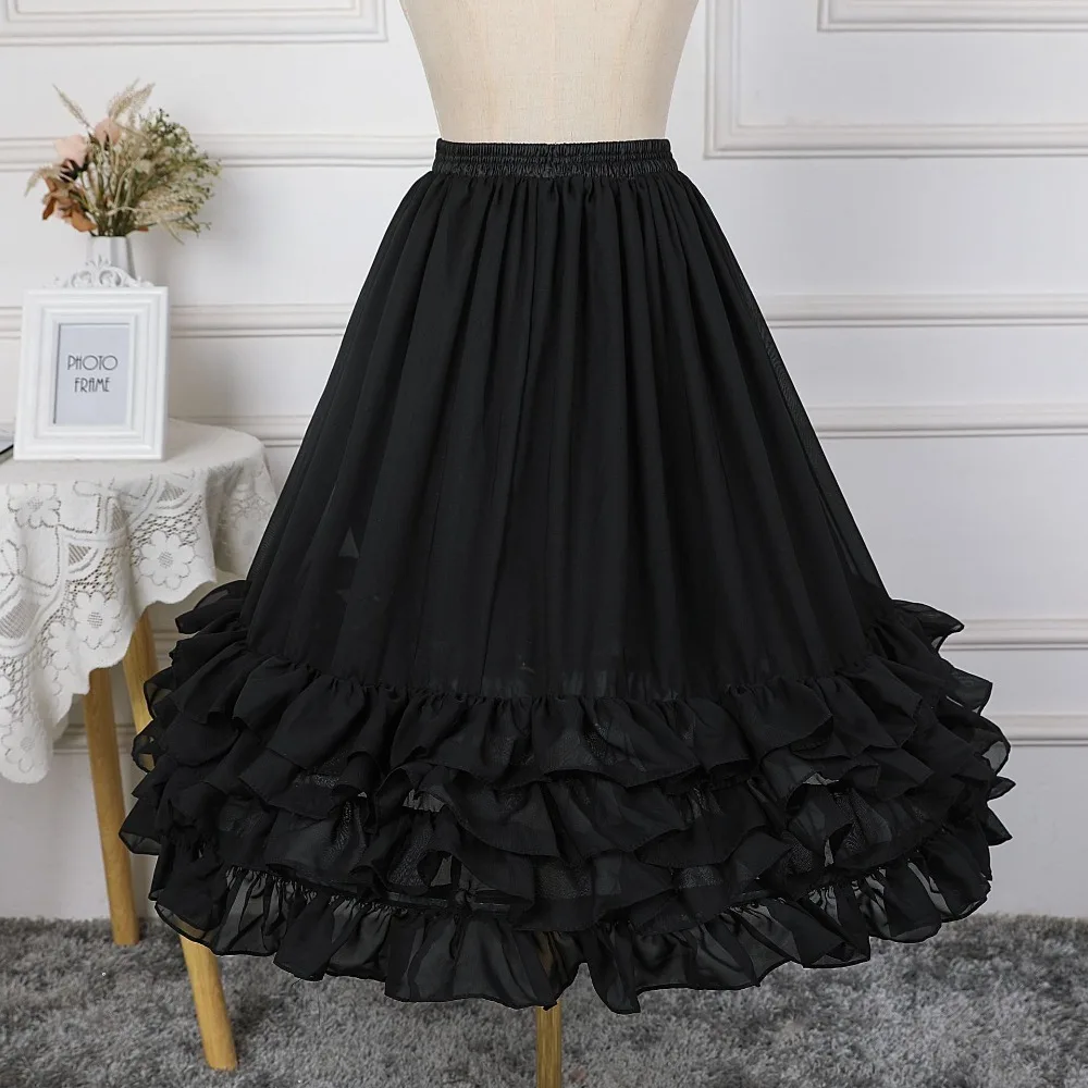 فستان الأميرة الحلو ثوب نسائي متوسط الطول مع حاشية مكشكشة للارتداء اليومي وإكسسوارات ثوب الكرة