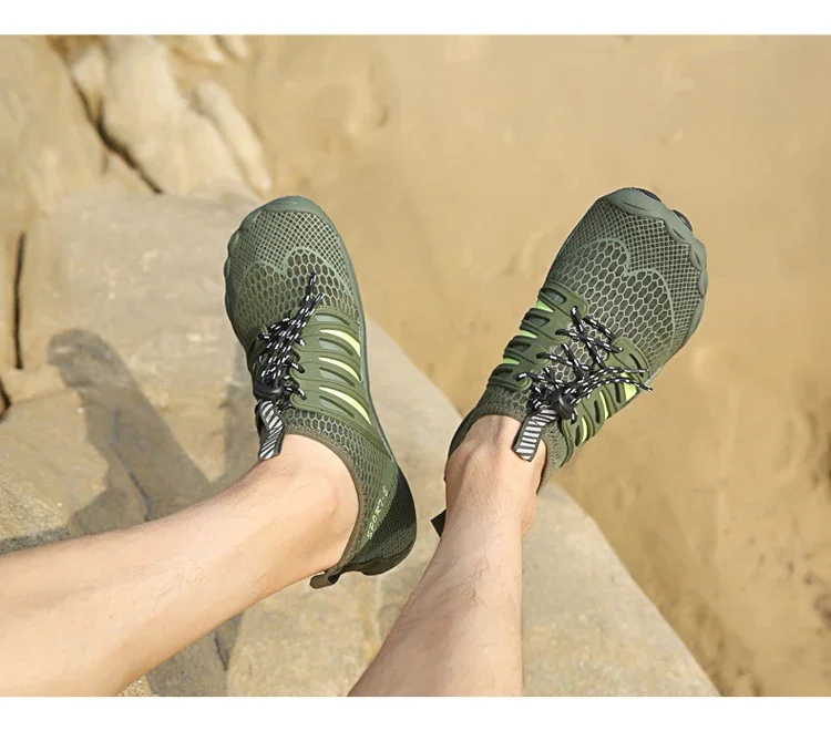 Men Water Swimming Shoe Women Breathable Sneakers Barefoot Beach Sandals Upstream Male Aqua Shoes Quick-Dry River Sea Diving Gym