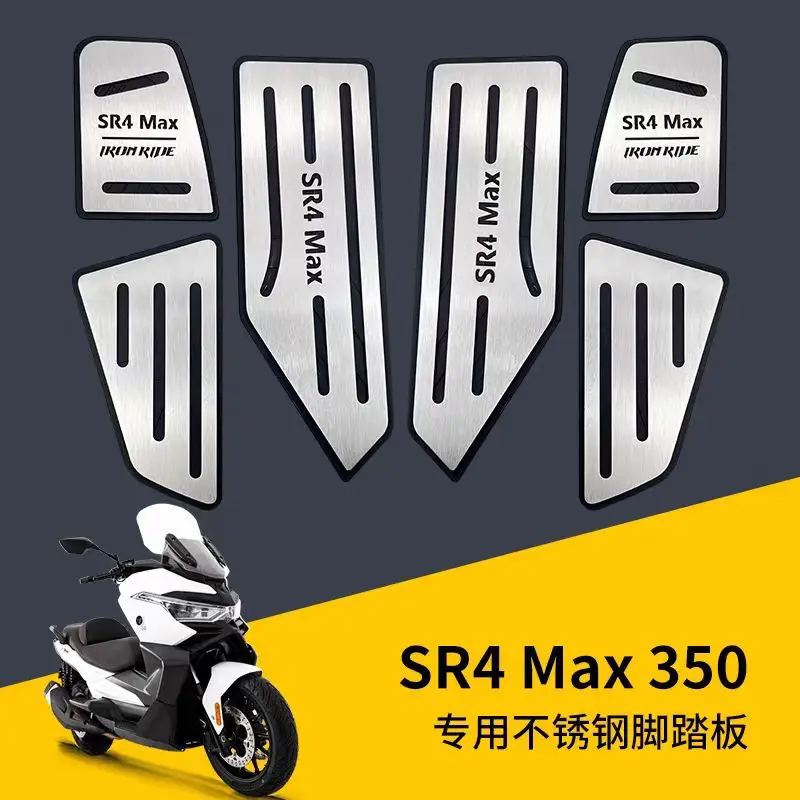 

For LONCIN SR4MAX VOGE LX350T-5 SR4 MAX Motorcycle Accessories Footrest Footpads Foot Pegs Pedals Plate Pads