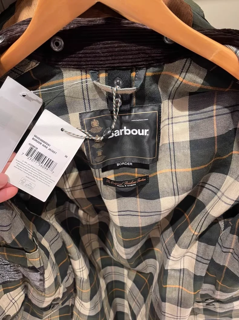 Barbour border British version loose version, suitable for layering